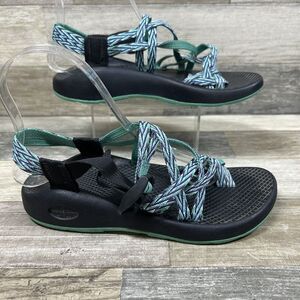Chaco ZX2 Yampa Sandals Women’s 6 Teal Trail Hiking Toe Loop Sport Water Shoes